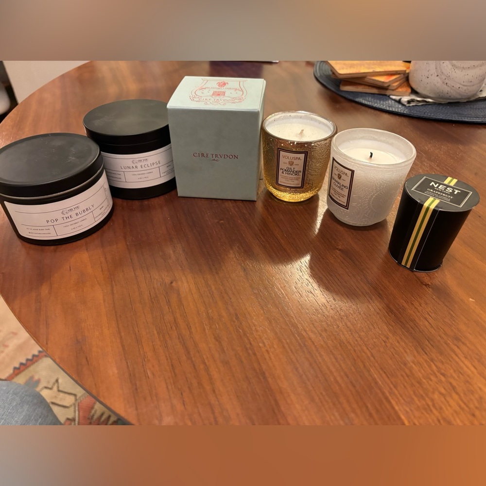 Cire trudon, voluspa and luxury mini candles bundle